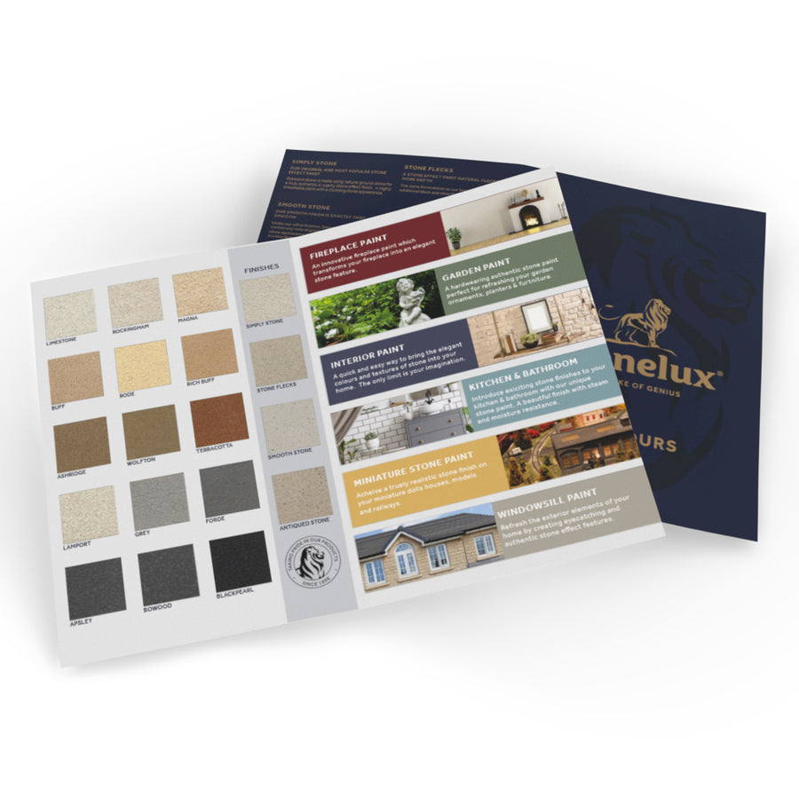 Stonelux Stone Effect Paint Colour Chart